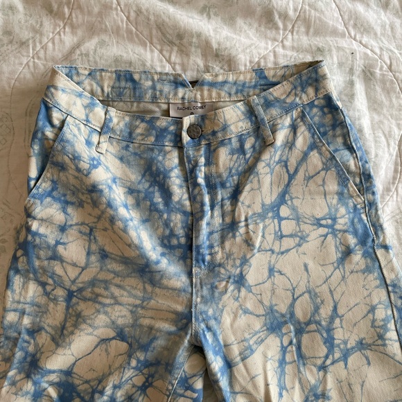 Rachel Comey 4, 6, 8, 10 Blue Marbled High Rise Tapered 80s Style Jeans Target - Picture 16 of 16